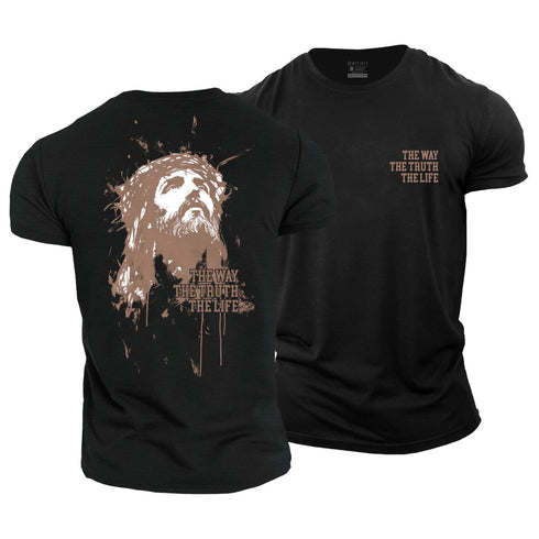 Men's The Way The Truth The Life Cotton T-Shirt